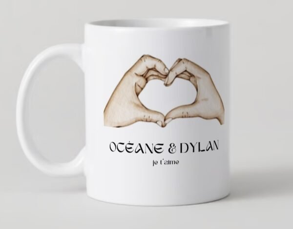 mug personnalisé couple